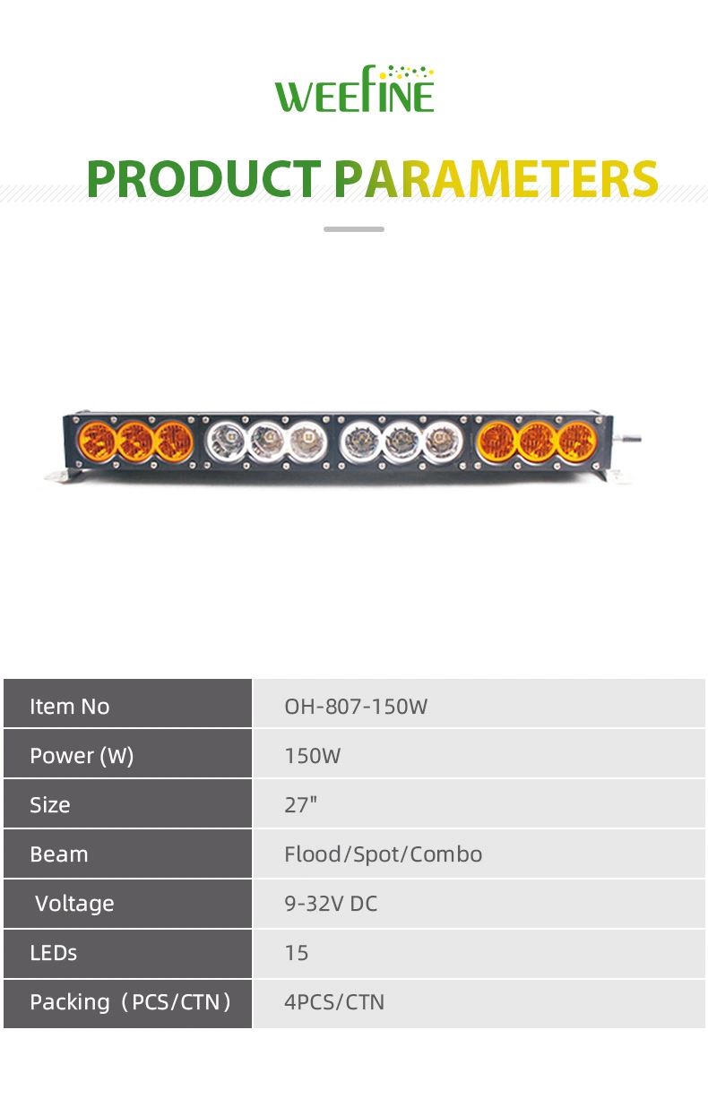 Car Accessories LED Lighting Bar with IP67 Housing, 3030 CREE LEDs for off-Road Illumination