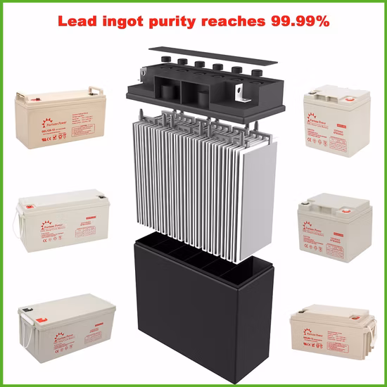 Raw Power Battery 12V200ah Hot Selling in Yemen Market