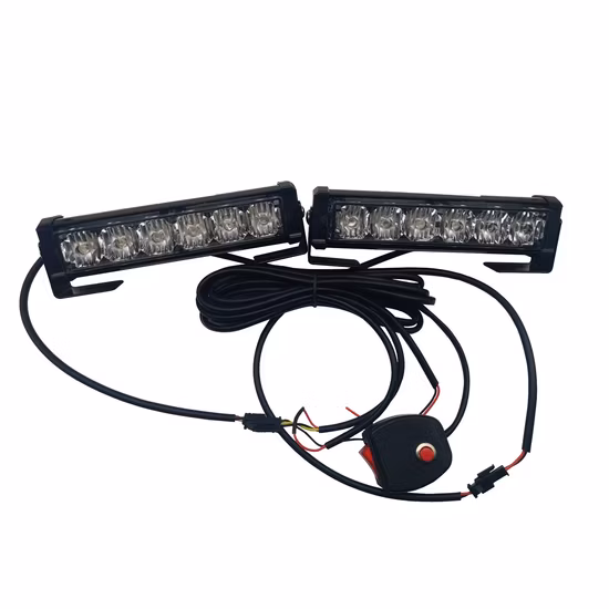 12VDC LED Car Auto Law Enforcement Use Police Emergency Visor Light for Interior Roof, Dashoard, Windshield, Truck Light