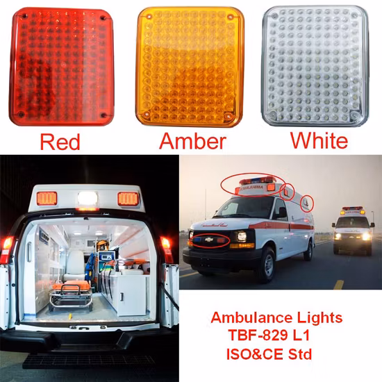 Haibang LED Ambulance Visor Lights School Bus Surface Mount Light
