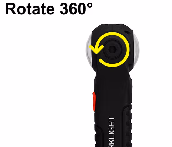 1000lm COB Mechanic Recharging Work Light for Car Repair BBQ with Clamp