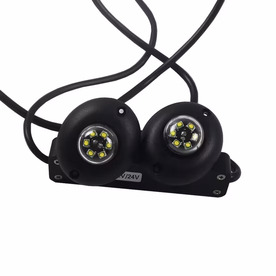 Red Blue LED Hide a Way Car Strobe Warning Lighthead